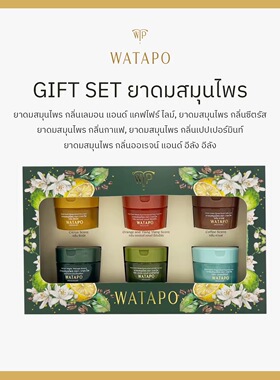 在途泰国WATAPO草本吸入剂缓解疲劳礼盒套装6