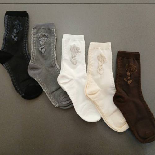 现货闪闪家韩版百搭短袜女