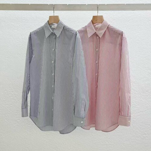 STATEMENT清爽条纹休闲纯棉衬衫