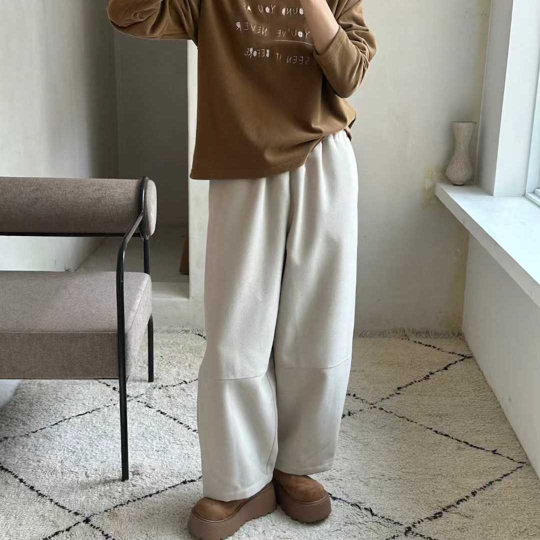 1968聚酯加厚拼接时髦气球裤