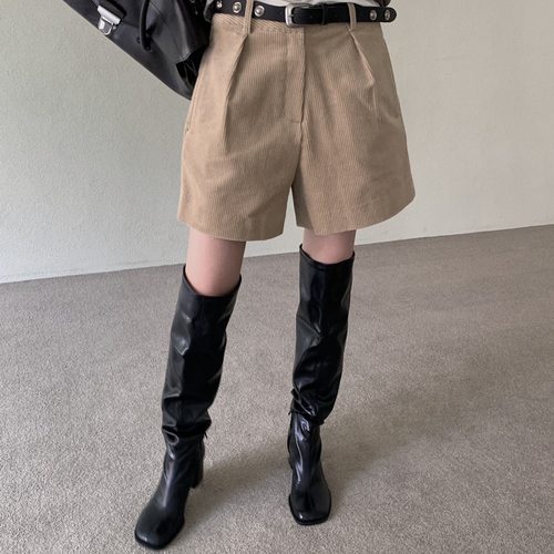 REPELLER韩国代购灯芯绒短裤