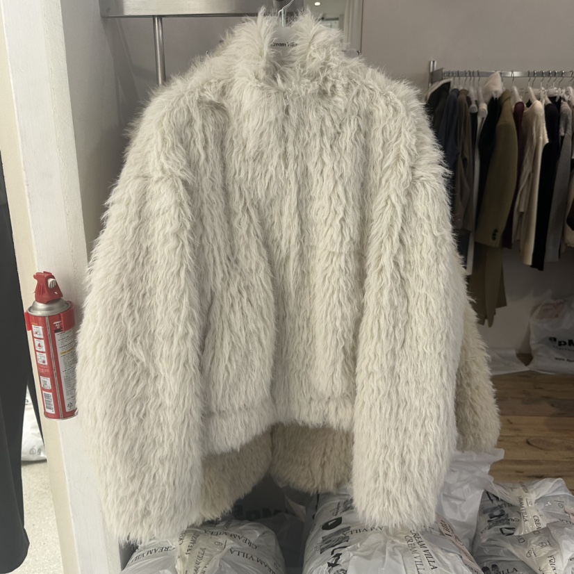 现货CREAMVILLA人造毛毛可爱