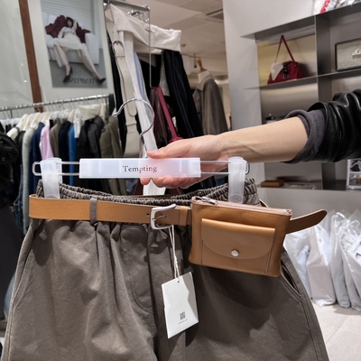 韩国代购时髦复古牛皮腰包