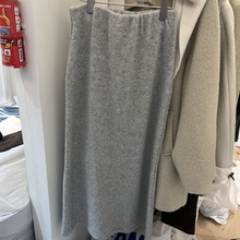 闪闪家 韩国东大门代购ANDYOUBROWN绒布舒适长裙