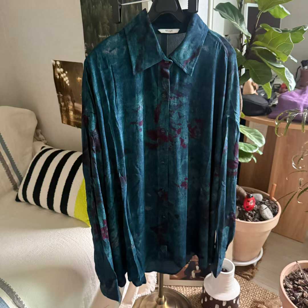 DOHWAJI时髦印花气质舒适衬衫