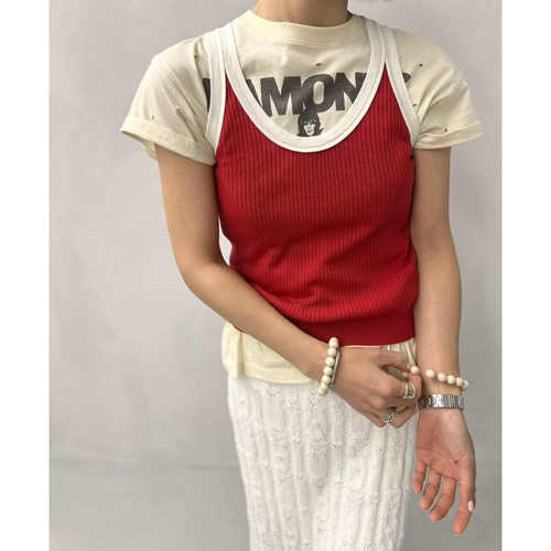 MAISONSTAFF拼色镶边弹力舒适