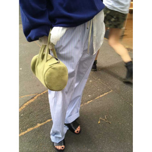 BREATHE纯棉舒适条纹系带休闲裤 闪闪家 韩国东大门代购