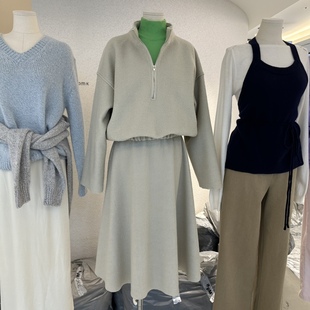 P羊毛90%休闲舒适套装 闪闪家 ROOM 韩国东大门代购