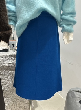 闪闪家 韩国东大门代购NEROLI 36羊毛呢50%A字型半裙