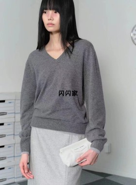 现货 闪闪家 韩国东大门代购ETER超软美利奴羊毛40羊绒5V领针织衫