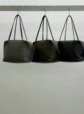 闪闪家 韩国东大门代购STATEMENT小号牛皮时髦手提包包