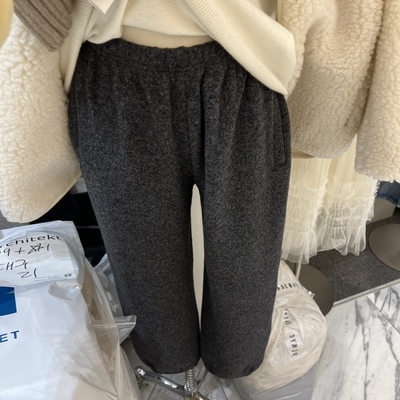 ARCHITEKT羊毛60%加厚束口休闲