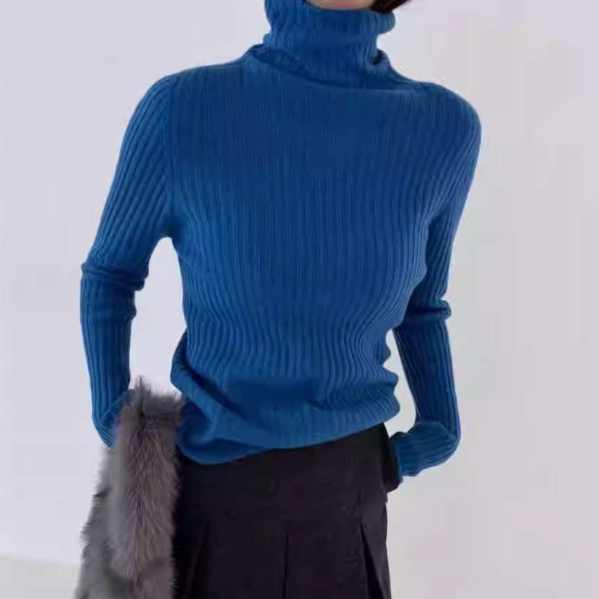 NEROLI36羊毛100%堆堆领针织衫