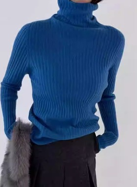 闪闪家 韩国东大门代购NEROLI 36羊毛100%堆堆领针织衫