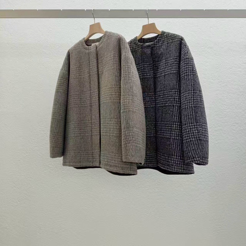 STATEMENT羊毛混纺气质毛呢外套