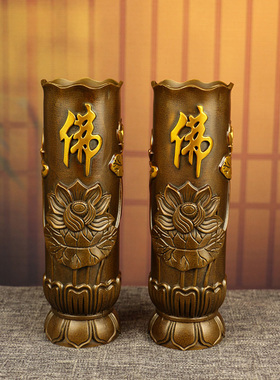 纯铜香筒放香桶佛具用品插花花瓶