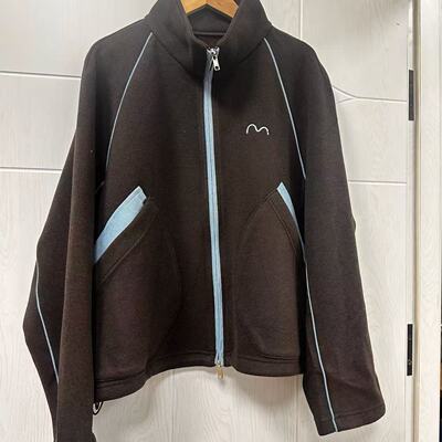 品牌针织撞色设计显瘦百搭夹克F26022B