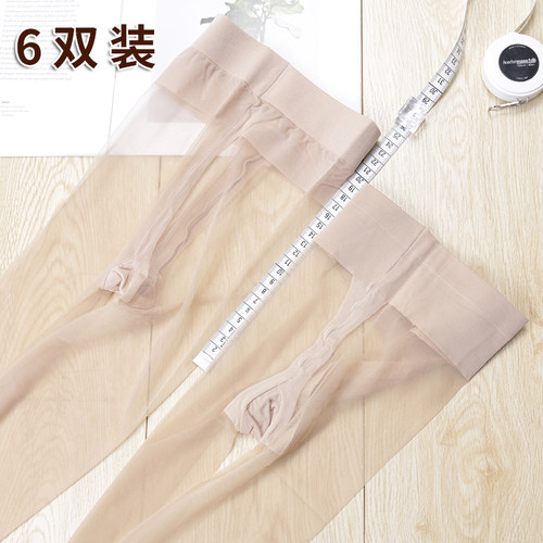 双装中腰透明日系一线裆玻璃丝袜