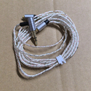 清仓处理mmcx耳机线材带麦镀银无氧铜编织弯头diy发烧级库存散货