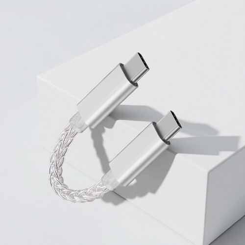 OTG小尾巴耳放连接线八股镀银芯