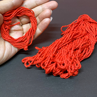 潮汕结婚嫁娶习俗婚庆婚礼用品多用途红头绳红绳红棉绳油灯灯芯绳