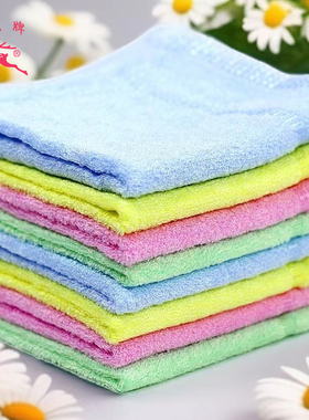 上海快鹿 舒尔丝毛巾面巾 纯棉宝宝柔软儿童脸巾 1110 满10条包邮