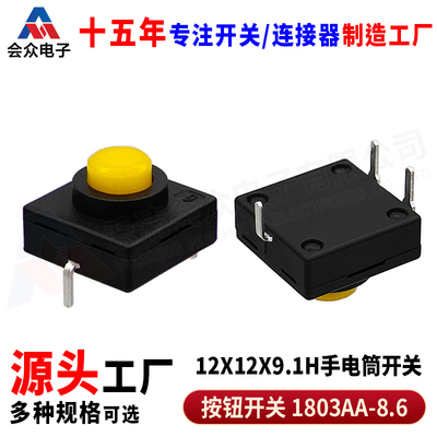 会众按钮开关手电筒按键开关