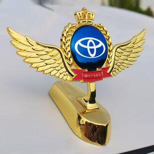 适用于丰田赛那威兰达锋兰达车标贴改装装饰配件汽车用品机盖立标