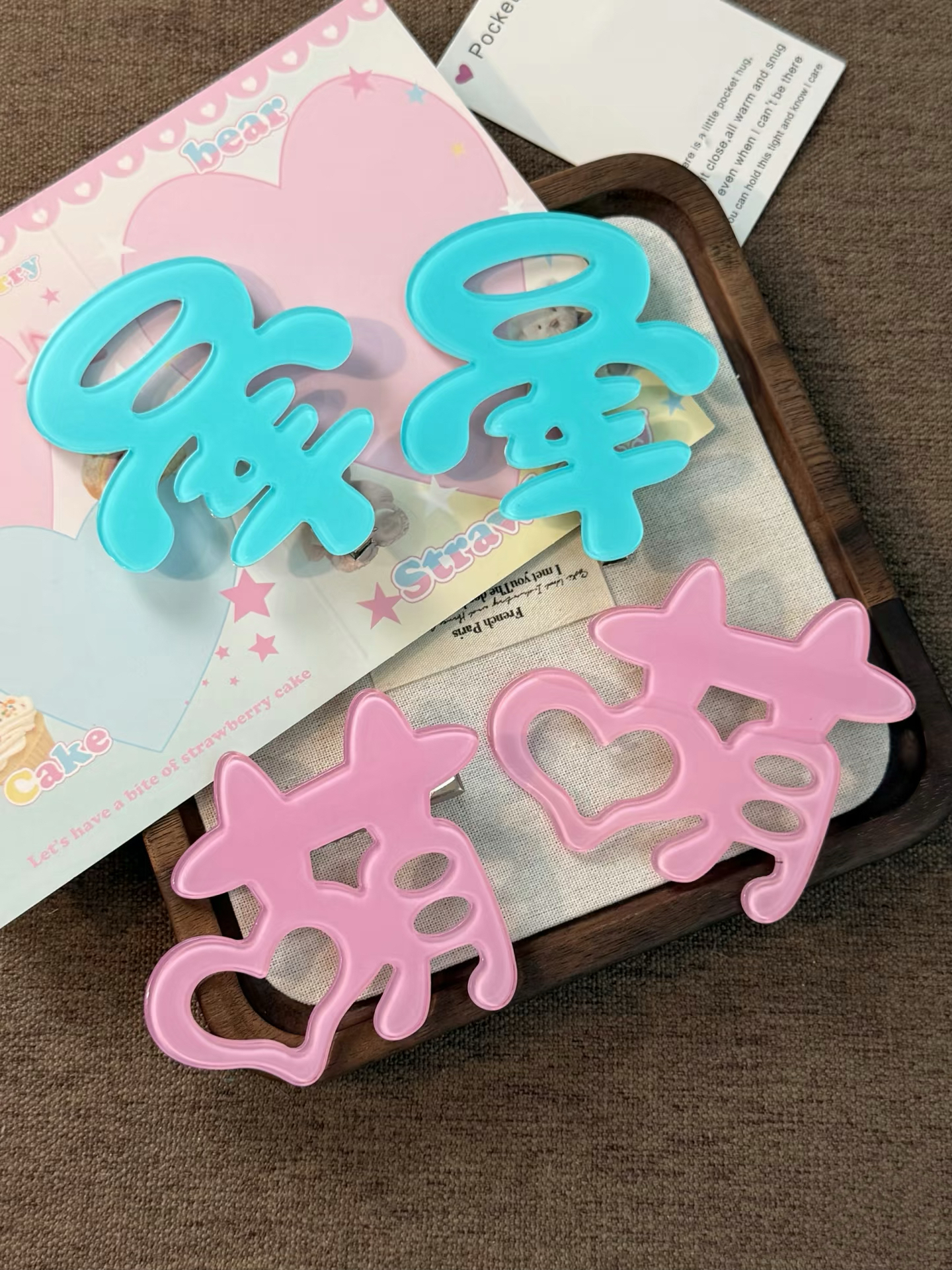 可爱少女心萌晕发夹女侧边碎发刘海夹学生卡通发饰发卡搞怪头饰