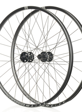 KOOZER CX1800碟刹公路自行车轮组28孔4培林120响700C砾石Gravel