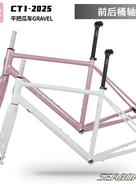 Seaboard云岸CT1铝合金公路车内走线平把瓜车架700C碟刹桶轴铝叉