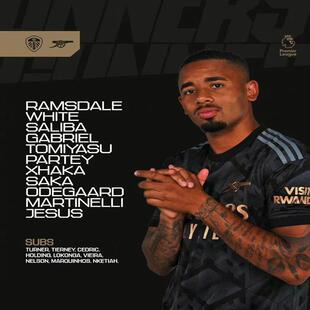 新款2223阿森纳客场球衣英超球迷版萨卡厄德高佩佩马丁内利本怀特