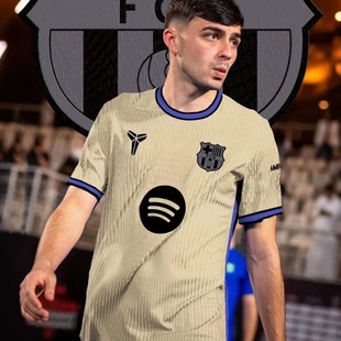 2526新赛季巴萨客场球衣拉什福德加维科比佩德里德容亚马尔足球服