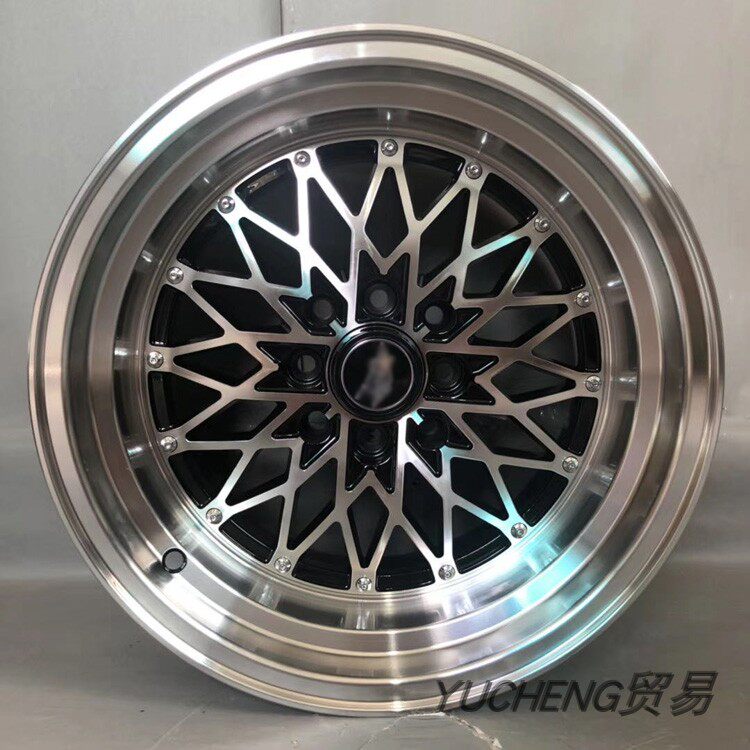 抛边爆龟改装轮毂15寸适用于赛欧捷达MK4酷熊323普桑F0北斗星凯越
