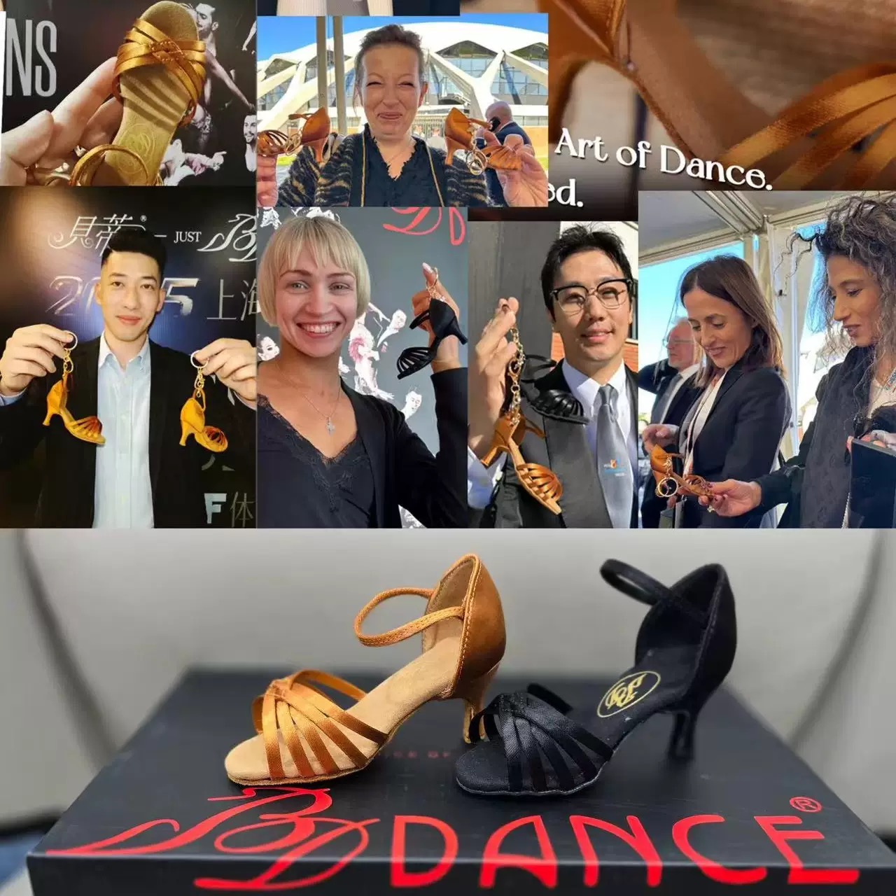 BDDANCE贝蒂舞鞋迷你拉丁舞鞋小挂件包包饰品配饰可爱小舞鞋深肤