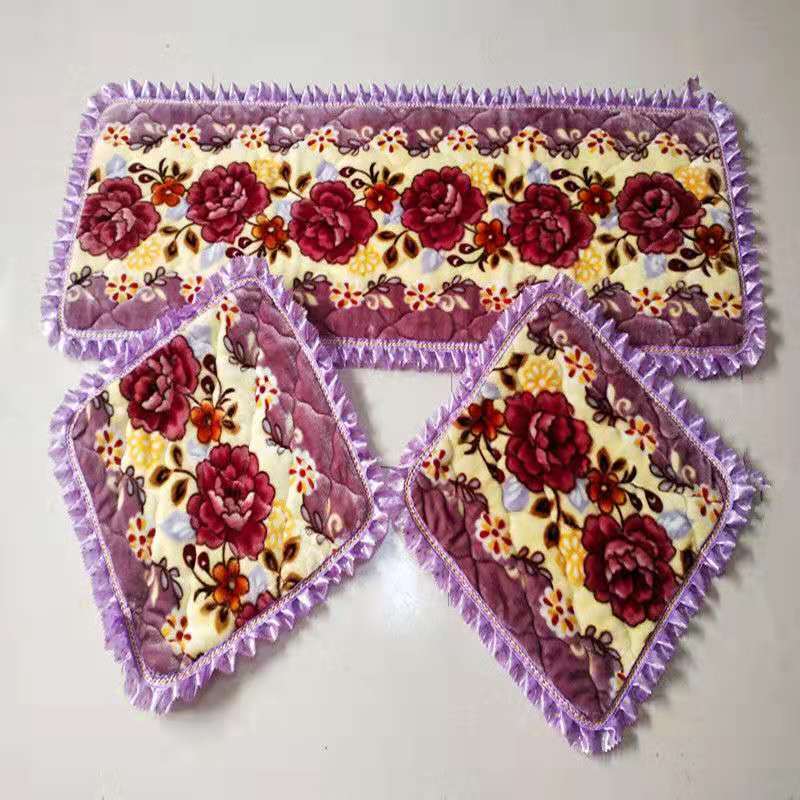 毛毯绒汽车坐垫冬季加厚通用坐垫