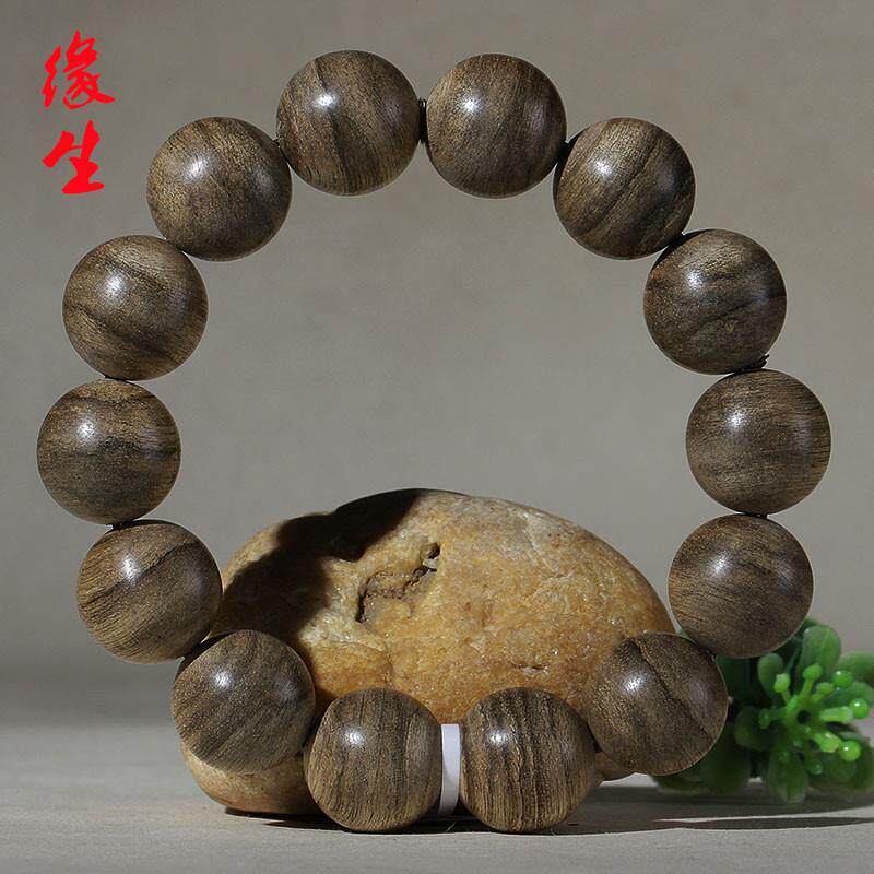 马泥涝沉香手串 天然老料乳香醇厚香味明显16mm佛珠手錬正品保真