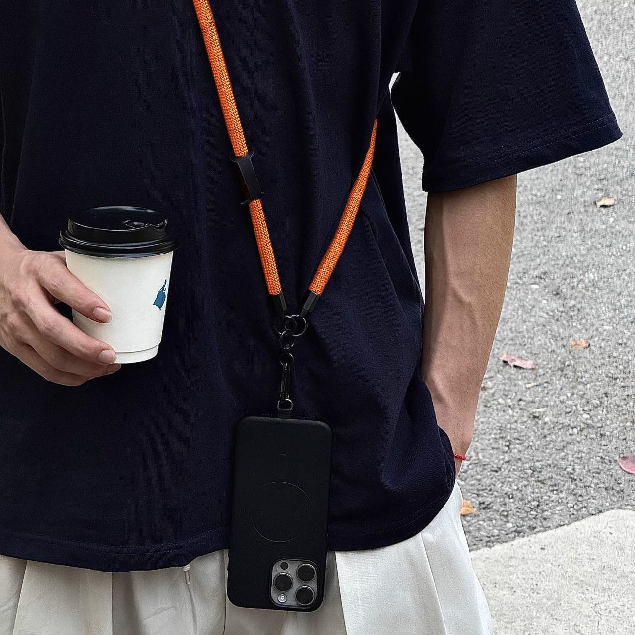 王菲同款日系手机挂绳钥匙扣