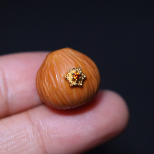 天然猴头雕刻屁桃隔珠散珠金刚星月菩提手串长串diy文玩配饰配件