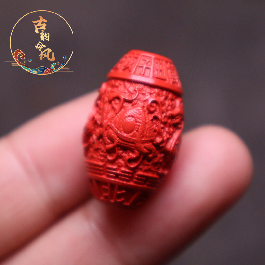 保真朱砂散珠配珠diy饰品