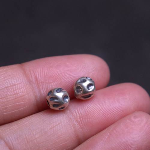 纯银配饰隔珠纯银diy配饰