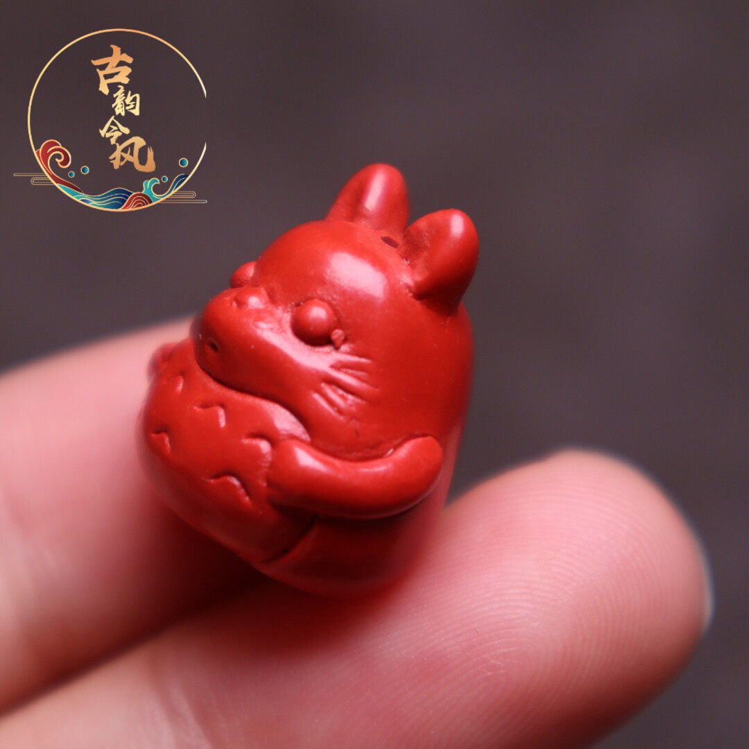 挂件背云diy朱砂本命年礼物