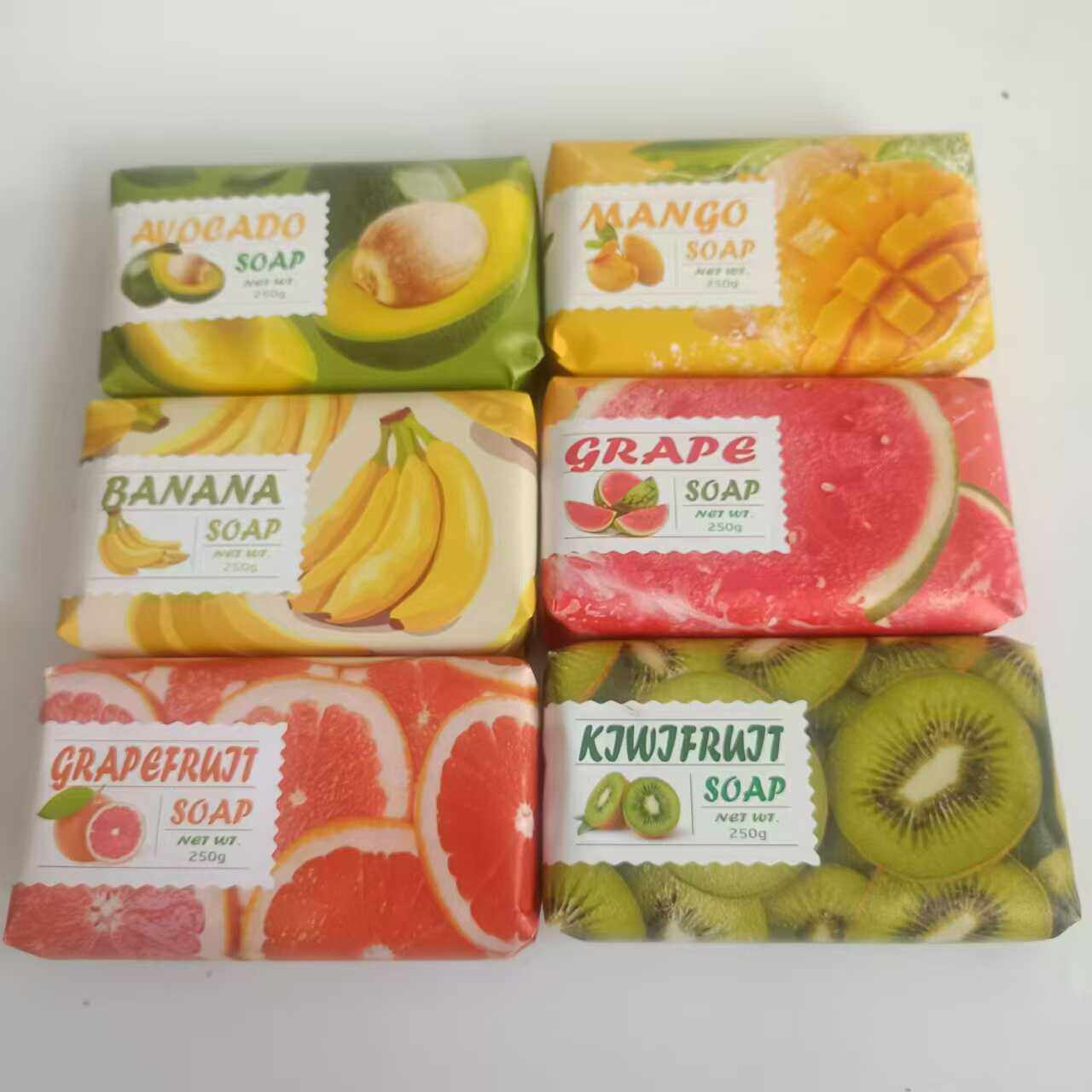 悦力加水果香皂250g芒果香蕉西瓜西柚奇异果牛油果肥皂正品包邮