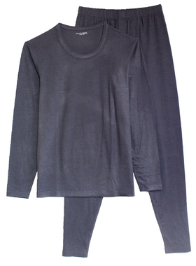 爱舒肤绵羊毛男士内衣新款冬季发热保暖圆领打底秋衣秋裤59370