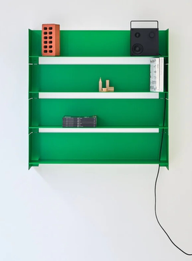 葡萄牙原装进口 Palco系列客厅多层金属壁挂置物架书架收纳架极简