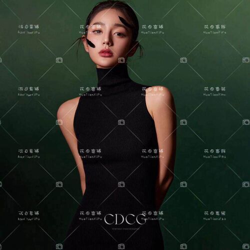 2026新款工作室照相馆主题高冷氛围感肖像写真纯欲风艺术照摄影服