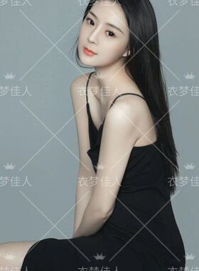 新款写真主题服装时尚个性简约风情绪肖像吊带裙私房艺术照摄影服