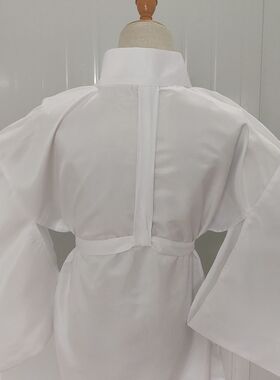 日本和服浴衣内搭连衣裙 白色长款肌襦襌打底衫 聚酯纤维制和服内