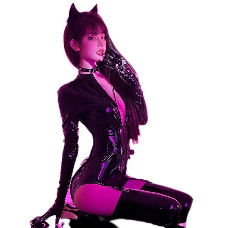 影楼新款万圣节梦中情猫少女写真主题服装个性汤姆猫 cos艺术照服