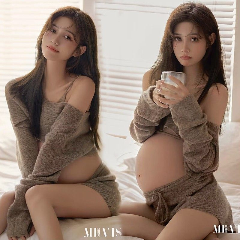 孕妇照片在家拍孕妈咪白色蕾丝仙气拍照写真照相衣服孕妇拍照服装,男装,其他民族服装,淘宝优惠券,粉丝福利购,淘宝优惠卷